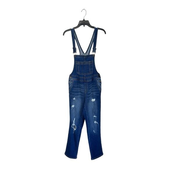 Stylish Blue Denim Overalls - Picture 1 of 9